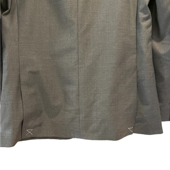 REISS Mens Size 40 R NEW Hope Notch Lap Travel Blazer Charcoal Gray Classic NWT - Picture 4 of 9